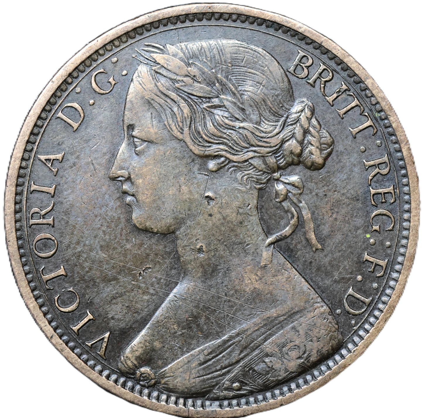 1863 Queen Victoria Penny