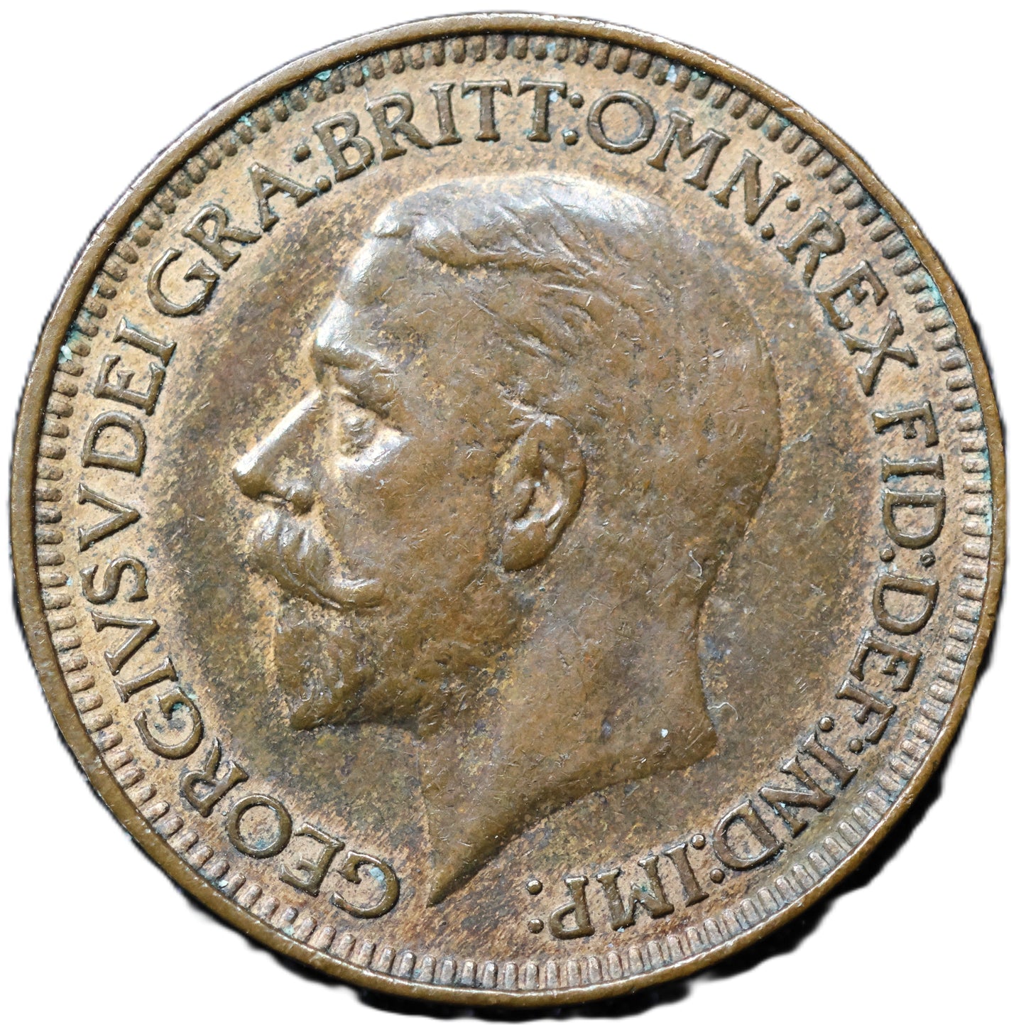 1931 George V Farthing – Lustrous Bronze