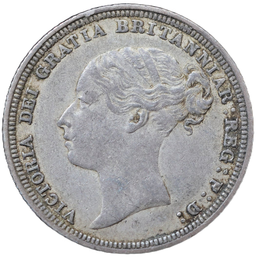1881 Queen Victoria Sixpence