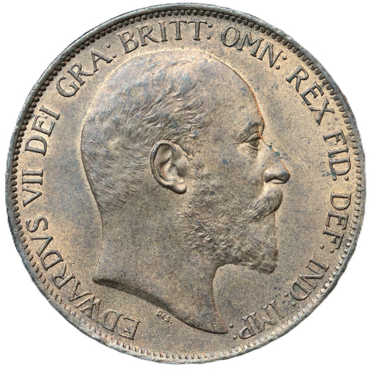 1904 Edward VII One Penny – Superb Lustrous Bronze