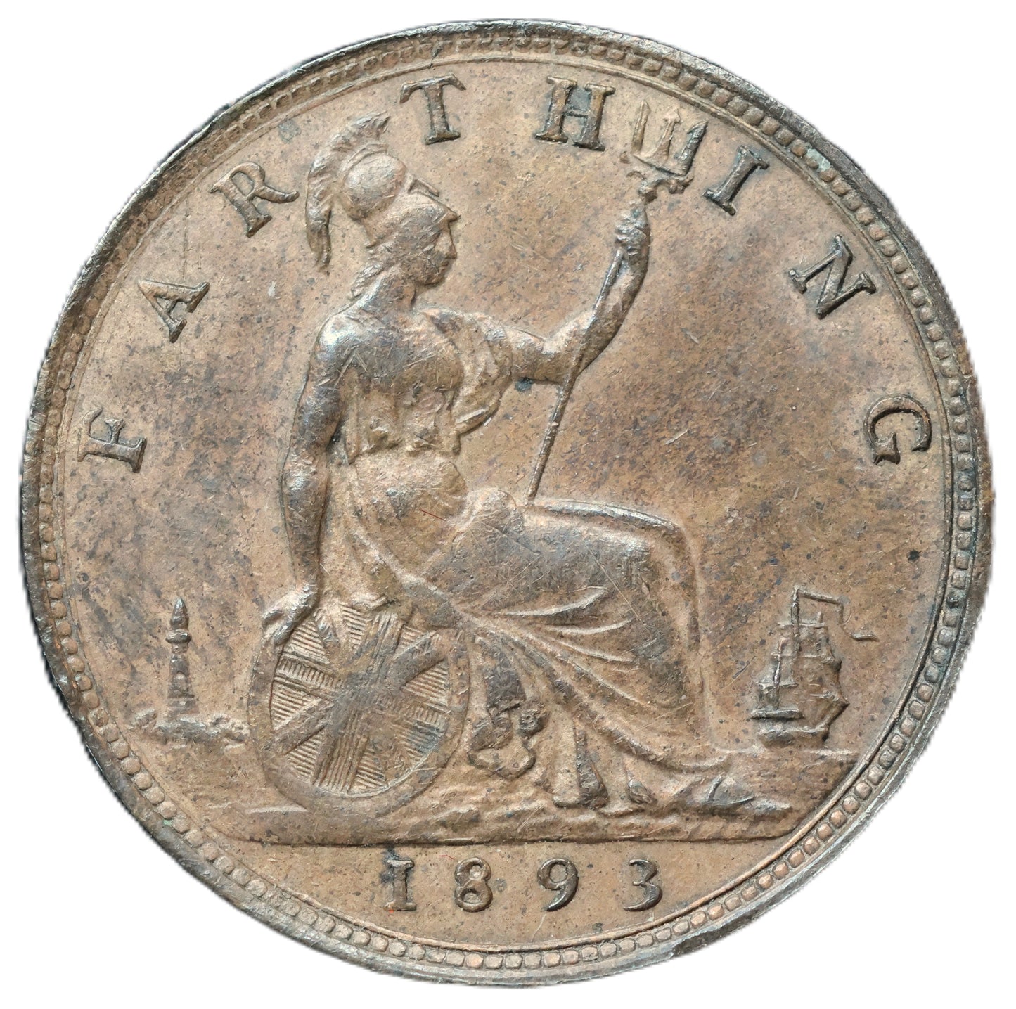 1893 Victoria Farthing – Superb Lustre and Eye Appeal