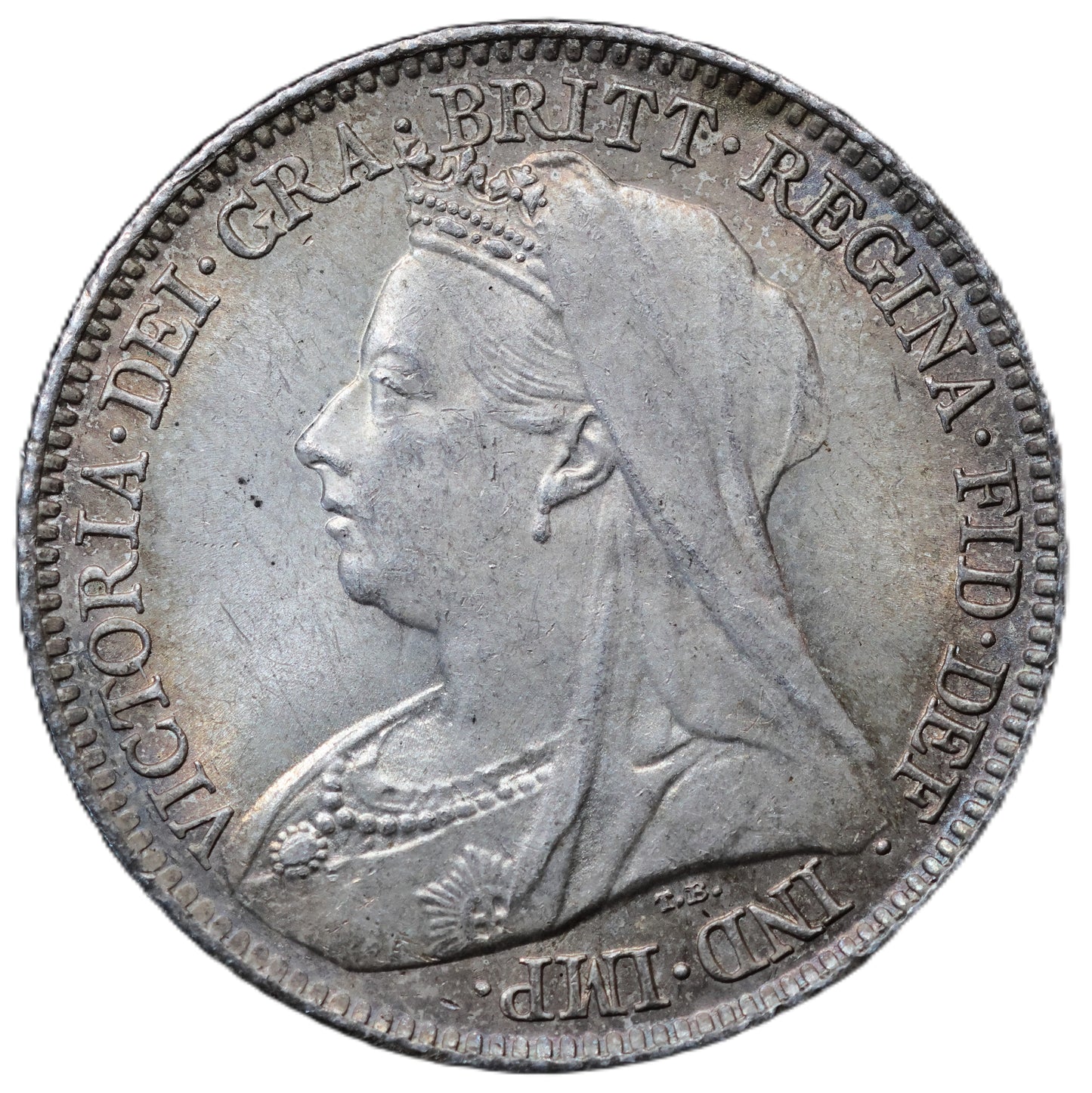 1900 Queen Victoria Sixpence