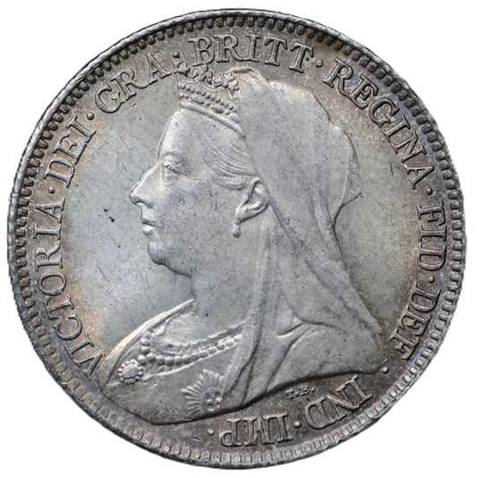 1900 Queen Victoria Sixpence