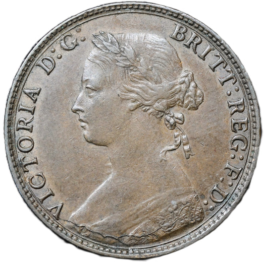 1874H Queen Victoria Halfpenny – Heaton Mint