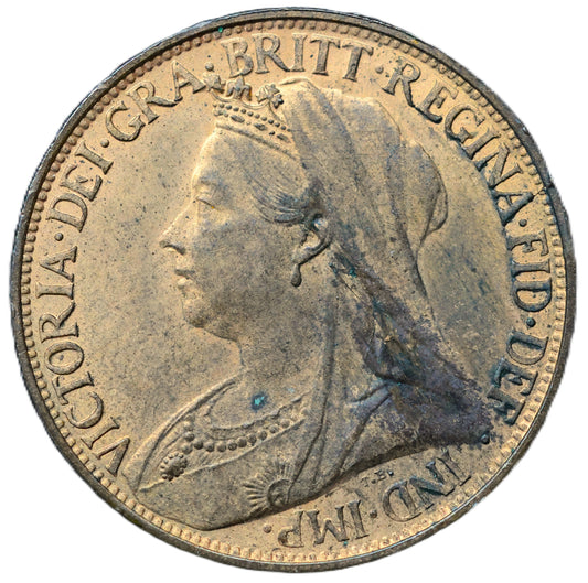 1895 Queen Victoria Farthing – Lustrous Bronze