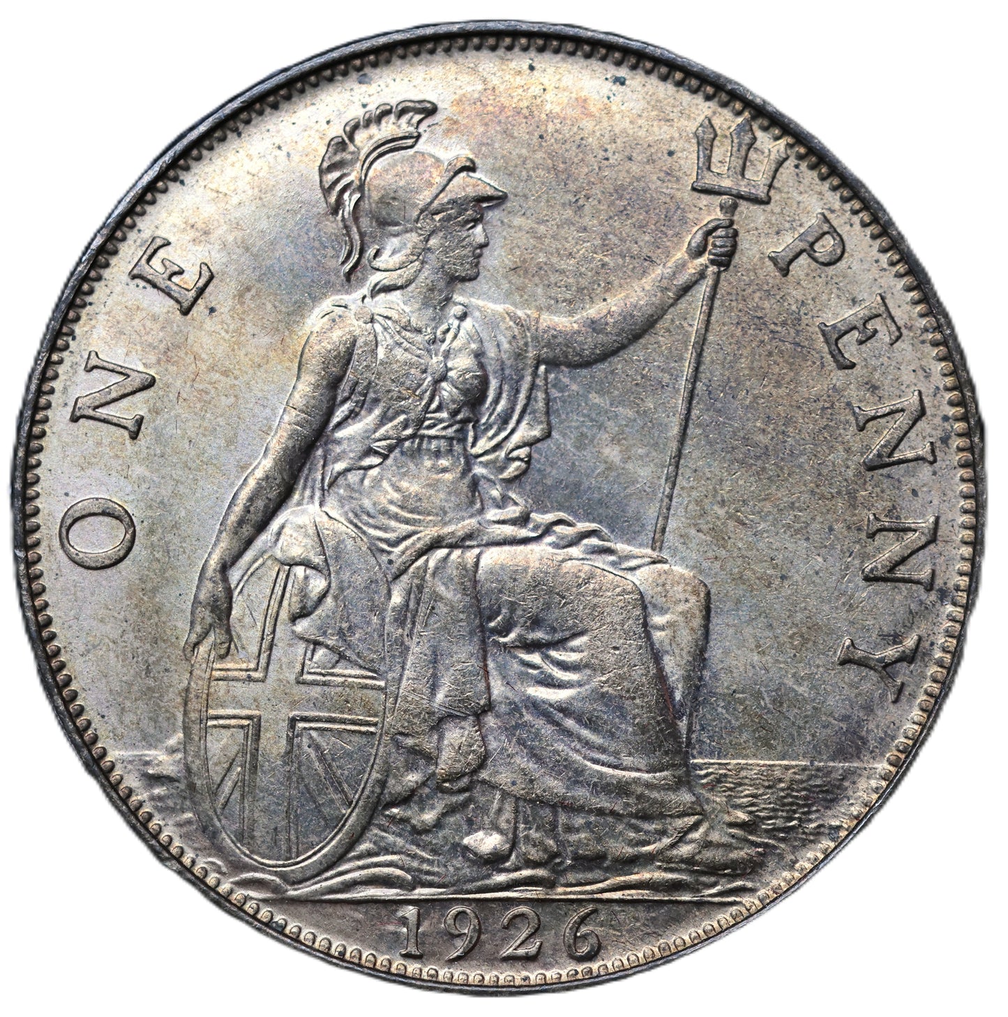 1926 George V One Penny – Lustrous Bronze