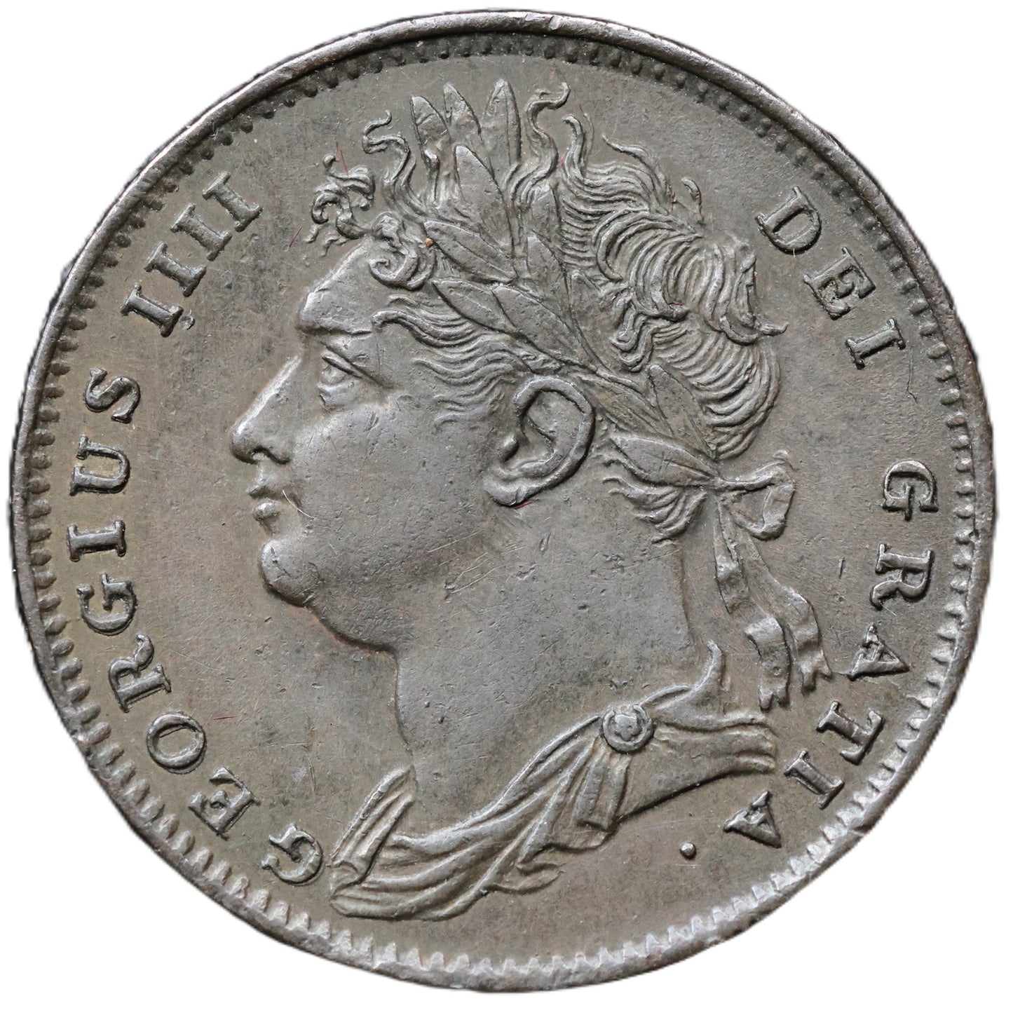 1822 George IV Farthing – Scarce Original Example