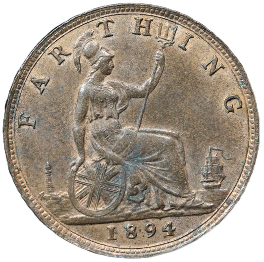 1926 George V Farthing – Lustrous Bronze