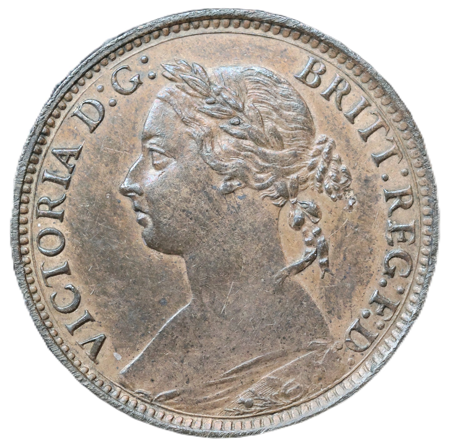 1893 Victoria Farthing – Superb Lustre and Eye Appeal